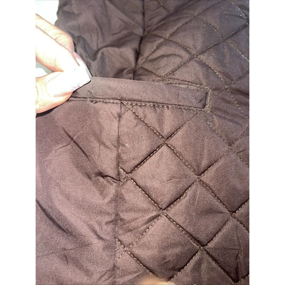 Gap Kids Puffer‎ Jacket Kids Xxl 14-16 Choc Full Zip Pockets Quilted Hanging